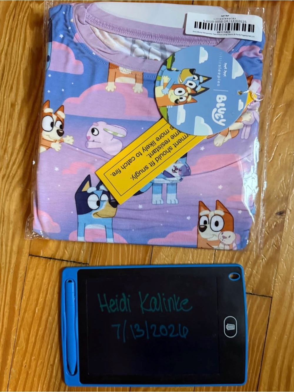 Little Sleepies Bluey sleepy time Limited Edition Pajama Set